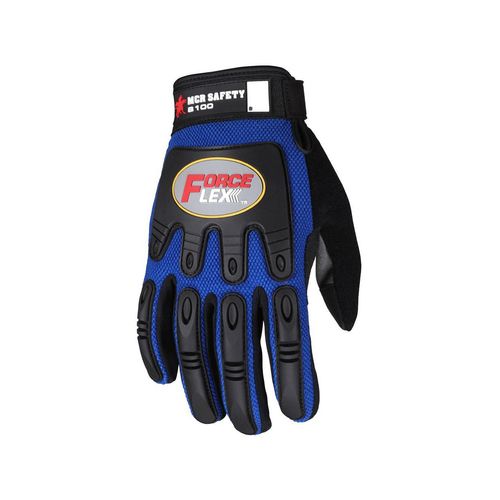 Main product image of B100 ForceFlex Mechanics Work Gloves w/ Reinforced Rough Grip Palm Pad (Medium)