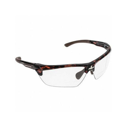 Main product image of DM3 Dominator Anti-Fog Safety Glasses, 1.5 Magnifier, Clear Lens (Tortoiseshell/Brown)