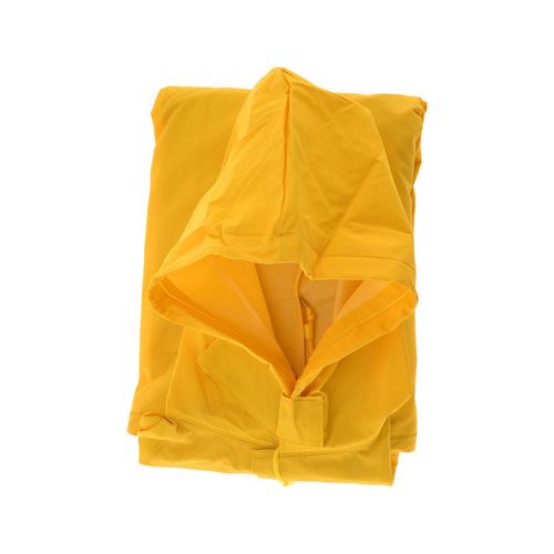 Main product image of FRHBS100 Hydroblast Rain Jacket w/ Attached Hood, Hook & Loop Shroud, & Bib Pants, Yellow (7XL)
