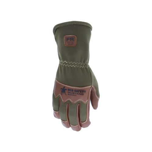 Main product image of MU3624FR Mustang Goatskin Leather Utility Work Gloves, Kevlar Aramid Lined Palm w/ Wing Thumb (Medium)