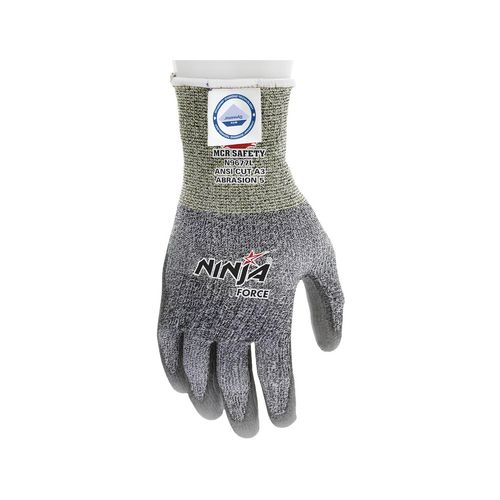 Main product image of N9677 CutPro Ninja Force Cut Resistant Work Gloves, 13-Gauge Dyneema, PU Coated (Large)