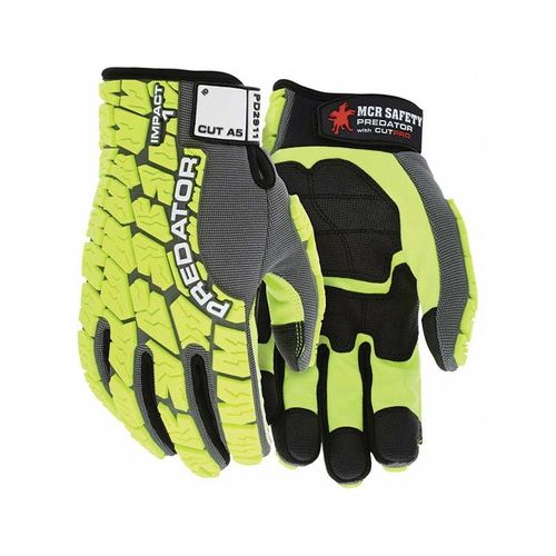 Main product image of PD2911 Predator Mechanic Work Gloves, HPPE Cut Resistant Palm Liner, Tire Tread Back (2XL)