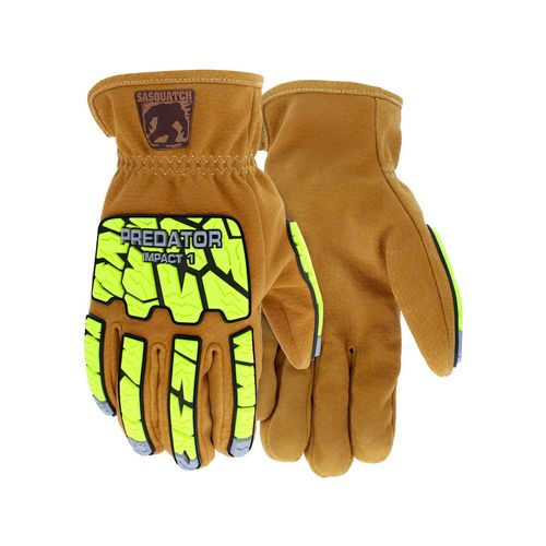 Main product image of PD3430 Predator Mechanic Work Gloves, Sasquatch Leather, TPR Back (Medium)