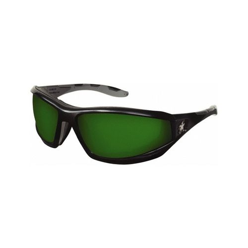 Main product image of RP2 Swagger Flame Resistant Safety Glasses, Duramass Hard Coat Foam Lined Green Filter 3.0 Lens (Black)