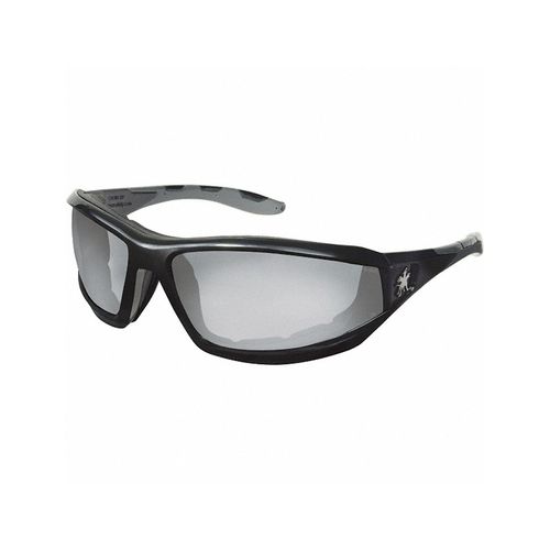 Main product image of RP2 Swagger Flame Resistant Safety Glasses, MAX36 Dual Coating Foam Lined I/O Clear Mirror Lens (Black)