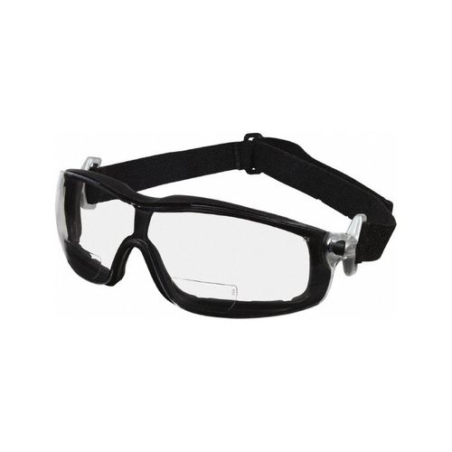 Main product image of RT1 Safety Glasses w/ Interchangeable Head Band, Duramass Anti-Fog Foam Lined Gray Lens (Silver)