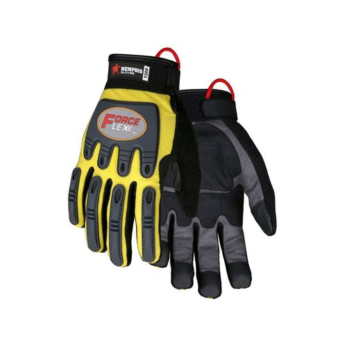 Main product image of Y200 ForceFlex Mechanic Work Gloves, Clarino, Synthetic Leather Palm, TPR Metacarpal Back (Medium)