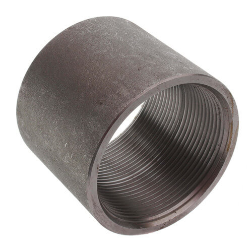 Main product image of 3" Black Steel Merchant Coupling Taper Tapped