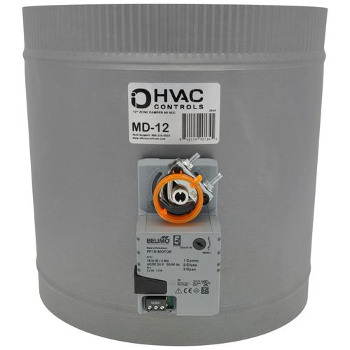 iO HVAC Controls Motorized Zone Damper - Thumbnail 2