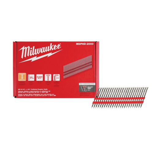 Main product image of 8D 2-1/4" x .131" Collated Duplex Nails