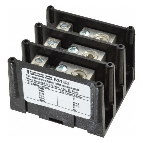 Main product image of Power Distribution Block, 3 Poles, 1000 VAC/VDC, 135A, 63133