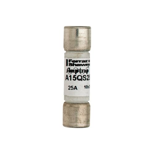 Main product image of 25 A 10.4 mm Dia Cylindrical Fast-Acting Fuse Ceramic, A15QS25-2