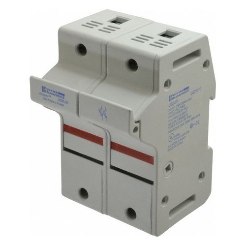 Main product image of Fuse Holder, 2 Pole, DIN Rail Mount, 600 VAC/VDC, 60A, US6J2I