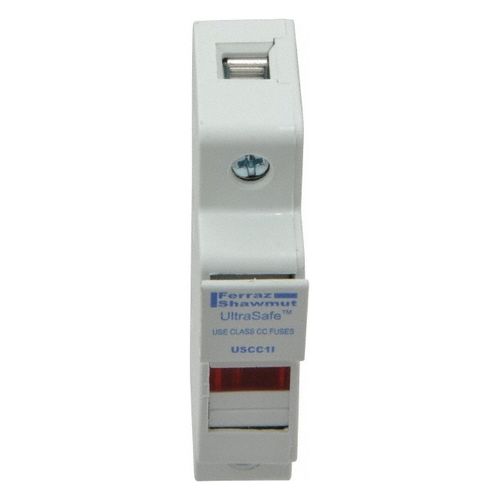 Main product image of Fuse Holder, 1 Pole, DIN Rail Mount, 600 VAC/VDC, 30A, USCC1I