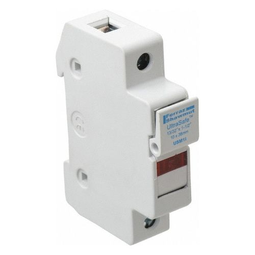 Main product image of Fuse Holder, 1 Pole, DIN Rail Mount, 600 VDC, 30A, USM1I