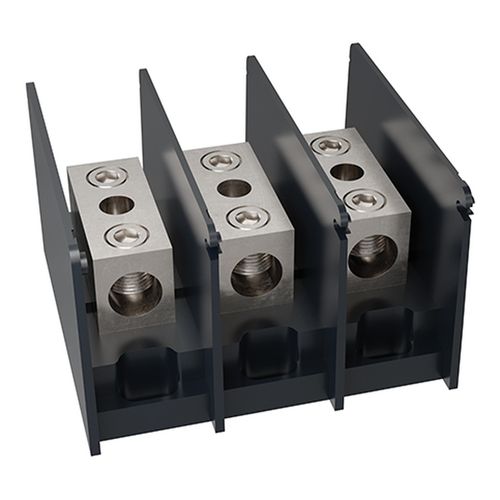 Main product image of 3-Pole Aluminum Intermediate Power Distribution Block, 350 MCM-6 AWG, 67003