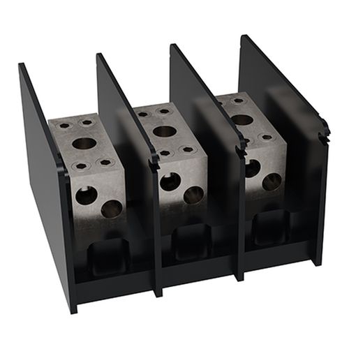 Main product image of 3-Pole Aluminum Intermediate Power Distribution Block, 2/0-14 AWG, 67013