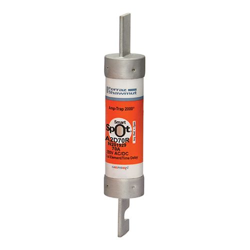 Main product image of Class RK1 Time-Delay Power Fuse, 250 VAC/VDC, 70A, Blade Terminal, A2D70R