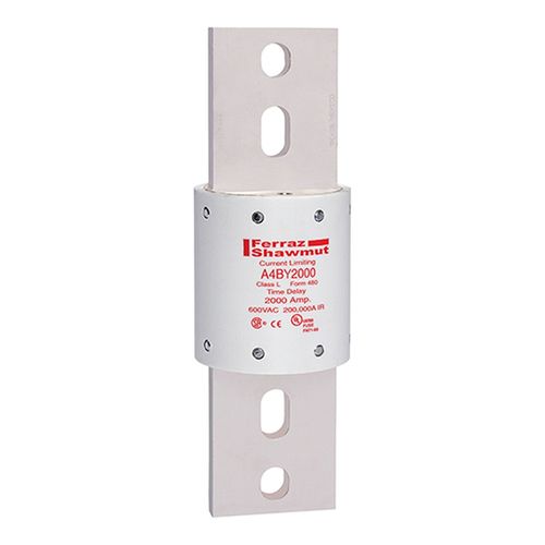 Main product image of Class L Time-Delay UL Power Fuse, 600 VAC/300 VDC, 2000A, A4BY2000