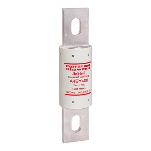 Main product image of Class L Time-Delay Fuse, 600 VAC/300 VDC, 400A, Blade Terminal, A4BY400
