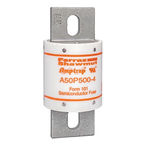 Main product image of Semiconductor Protection Fuse, 500 VAC/450 VDC, 500A, High Speed, A50P500-4