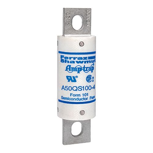 Main product image of Semiconductor Protection Fuse, 500 VAC/VDC, 100A, High Speed, A50QS100-4