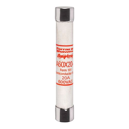 Main product image of Semiconductor Protection Fuse, 600 VAC, 20A, High-Speed Fast Acting, A60X20-1