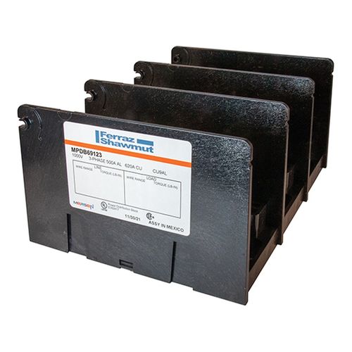 Main product image of 3-Pole Power Distribution Block, 600V, MPDB69123