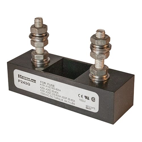 Main product image of Fuse Block, 1000VAC/1000VDC, 600A, Single Pole, Stud Center to Center, P243G