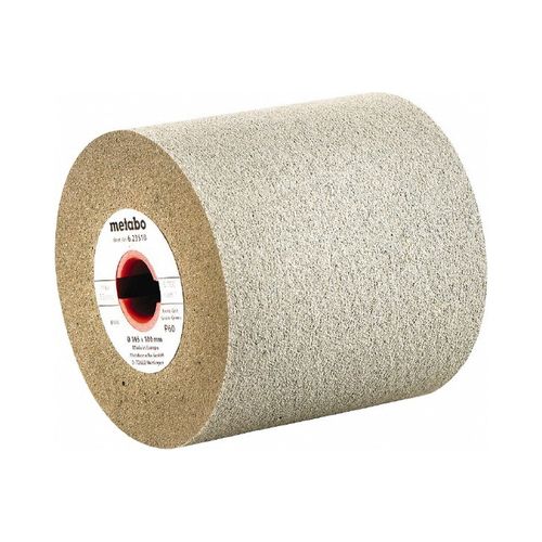 Main product image of 4" x 4" Rubberized Abrasive Grinding Wheel, 5/8" Arbor Hole, 180 Grit
