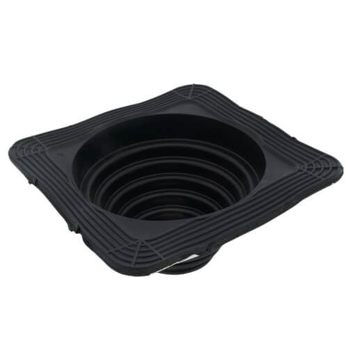 Main product image of 5/8" to 4" Square Multi-Flash Master Flash w/ Retrofit Option for Metal Roofs, Model #2 (Black EPDM)