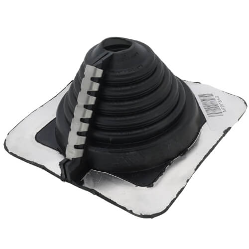 Main product image of 5/8" to 4" Square Multi-Flash Master Flash w/ Retrofit Option for Metal Roofs, Model #2 (Black EPDM)