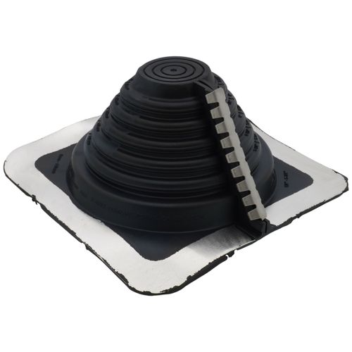 Main product image of Closed to 5-3/4" Square Multi-Flash Master Flash w/ Retrofit Option for Metal Roofs, Model #3 (Black EPDM)