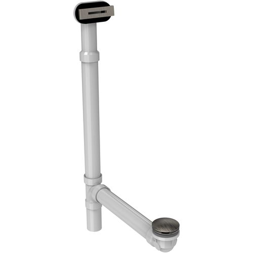 Main product image of Linear 1-1/2" Tub Drain Kit w/ Overflow, MF35826 (Brushed Nickel)