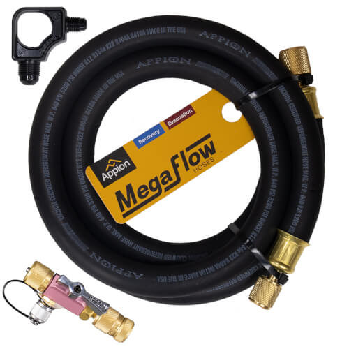 Main product image of MegaFlow Basics 1/2" Hose Evacuation Kit w/ 5/16" Valve Core Tool