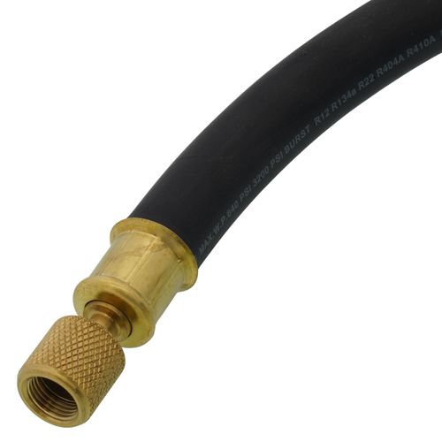 1/2" MegaFlow High-Speed Evacuation Hose, 6', 3/8" x 1/4" Flare (Black)