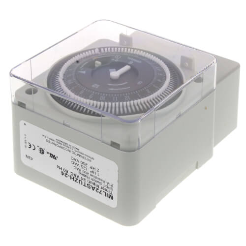 Main product image of MIL72 Series Surface/DIN Rail Mount Time Switch, 21A, SPDT with Override (24V)