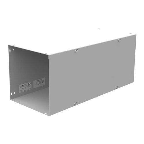 Main product image of 10" x 24" x 10" NEMA 1 Screw Cover Lay-In Wireway, Steel, Gray, No Knockouts, 101024-GSC1-NK