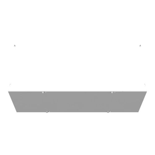 Main product image of 10" x 24" x 10" NEMA 1 Screw Cover Lay-In Wireway, Steel, Gray, No Knockouts, 101024-GSC1-NK