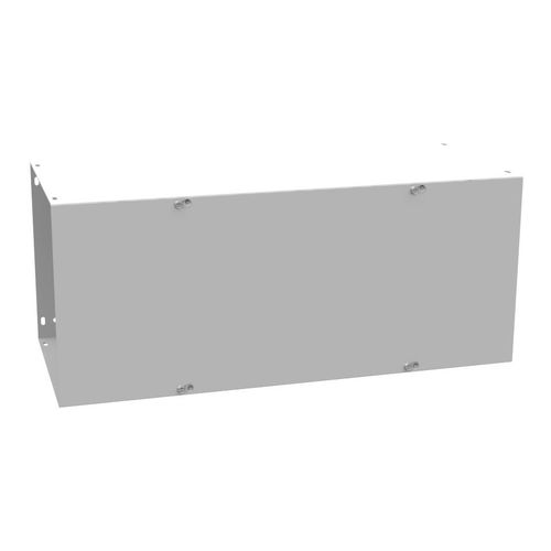 Main product image of 10" x 24" x 10" NEMA 1 Screw Cover Lay-In Wireway, Steel, Gray, No Knockouts, 101024-GSC1-NK