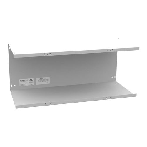 Main product image of 10" x 24" x 10" NEMA 1 Screw Cover Lay-In Wireway, Steel, Gray, No Knockouts, 101024-GSC1-NK