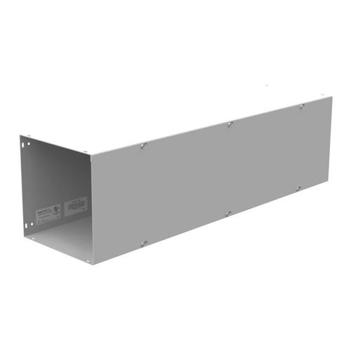 Main product image of 10" x 36" x 10" NEMA 1 Screw Cover Lay-In Wireway, Steel, Gray, No Knockouts, 101036-GSC1-NK