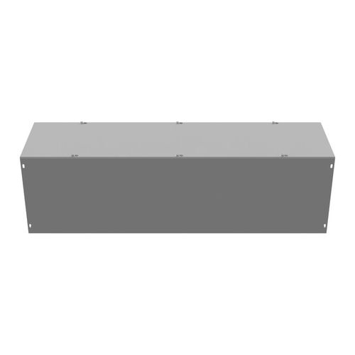 Main product image of 10" x 36" x 10" NEMA 1 Screw Cover Lay-In Wireway, Steel, Gray, No Knockouts, 101036-GSC1-NK