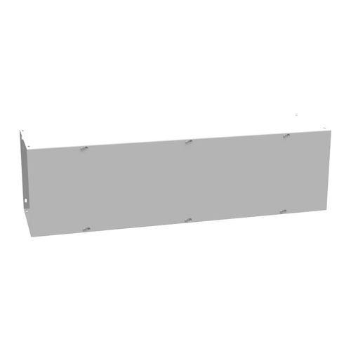 Main product image of 10" x 36" x 10" NEMA 1 Screw Cover Lay-In Wireway, Steel, Gray, No Knockouts, 101036-GSC1-NK