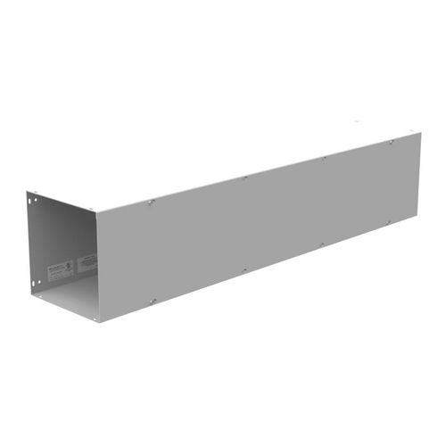 Main product image of 10" x 48" x 10" NEMA 1 Screw Cover Lay-In Wireway, Steel, Gray, No Knockouts, 101048-GSC1-NK