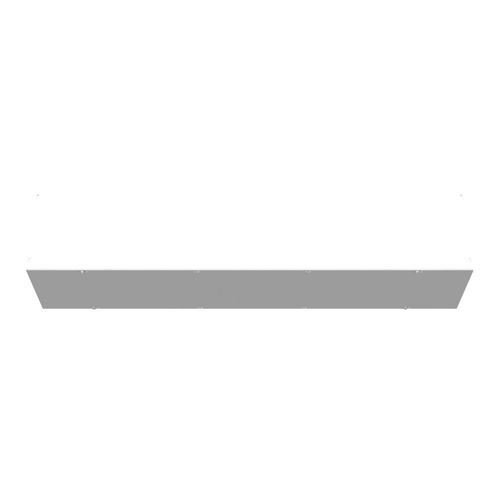 Main product image of 10" x 48" x 10" NEMA 1 Screw Cover Lay-In Wireway, Steel, Gray, No Knockouts, 101048-GSC1-NK