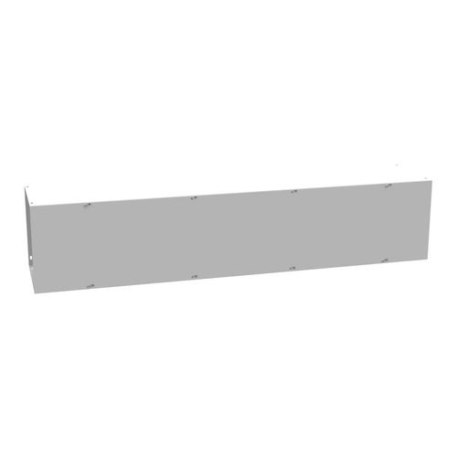 Main product image of 10" x 48" x 10" NEMA 1 Screw Cover Lay-In Wireway, Steel, Gray, No Knockouts, 101048-GSC1-NK