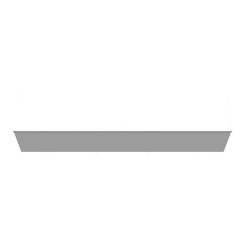 Main product image of 10" x 48" x 10" NEMA 3R Screw Cover Lay-In Wireway, Steel, Gray, No Knockouts, 101048-GSC3R-NK