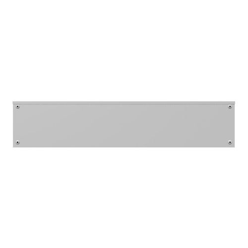 Main product image of 10" x 48" x 10" NEMA 3R Screw Cover Lay-In Wireway, Steel, Gray, No Knockouts, 101048-GSC3R-NK