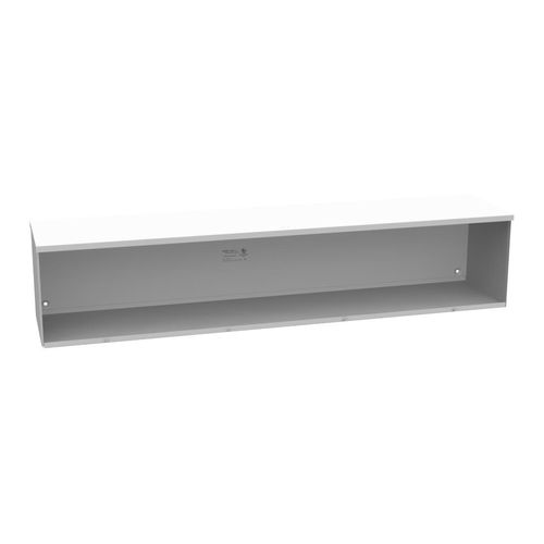 Main product image of 10" x 48" x 10" NEMA 3R Screw Cover Lay-In Wireway, Steel, Gray, No Knockouts, 101048-GSC3R-NK